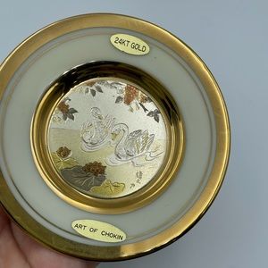 Art of chokin 24k gold plate